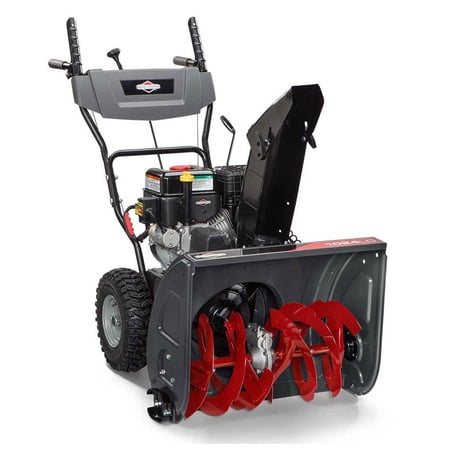 Briggs 24-Inch 208cc Dual-Stage Gas Powered Self-Propelled Snow Blower, Electric Start