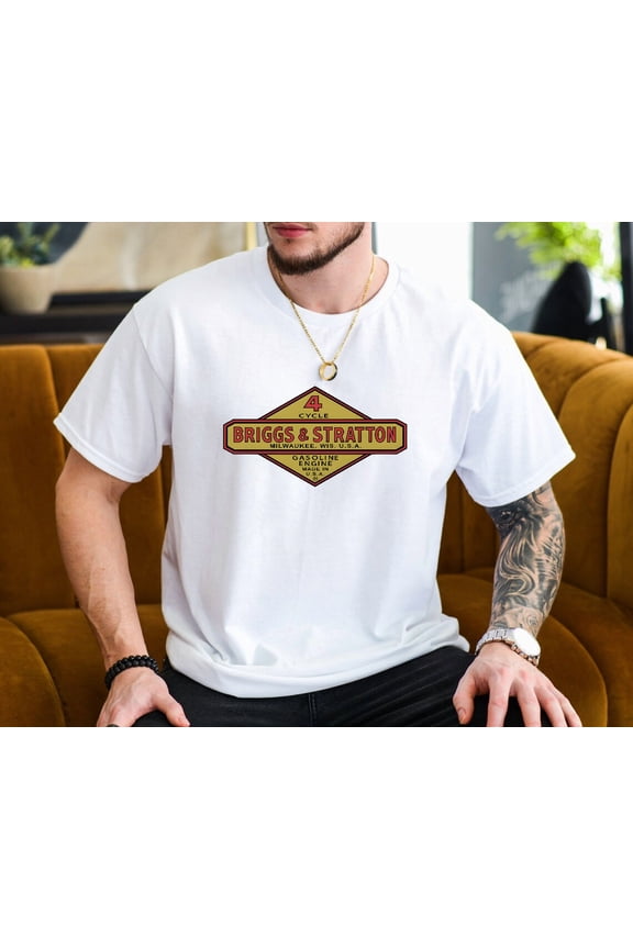 Briggs And Stratton Engine Logo American Power Equipment Unisex T-Shirt, up to size 3XL.