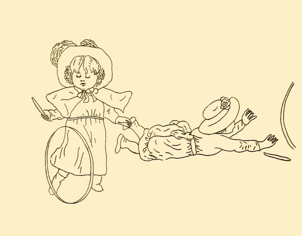 Briggs & Co Transferring Papers 1880 Canvas Art - Kate Greenaway (18 x 24)