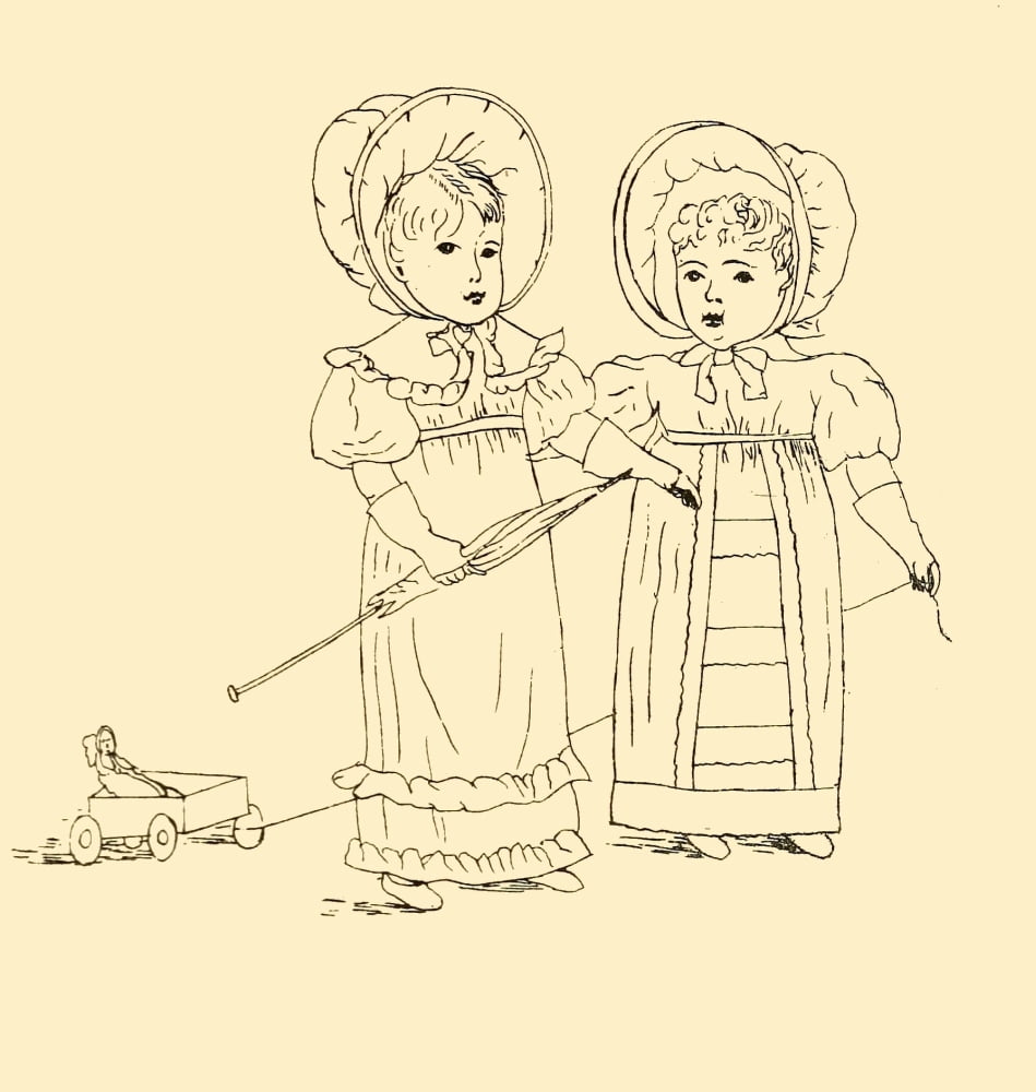 Briggs & Co Transferring Papers 1880 Canvas Art - Kate Greenaway (24 x 36)