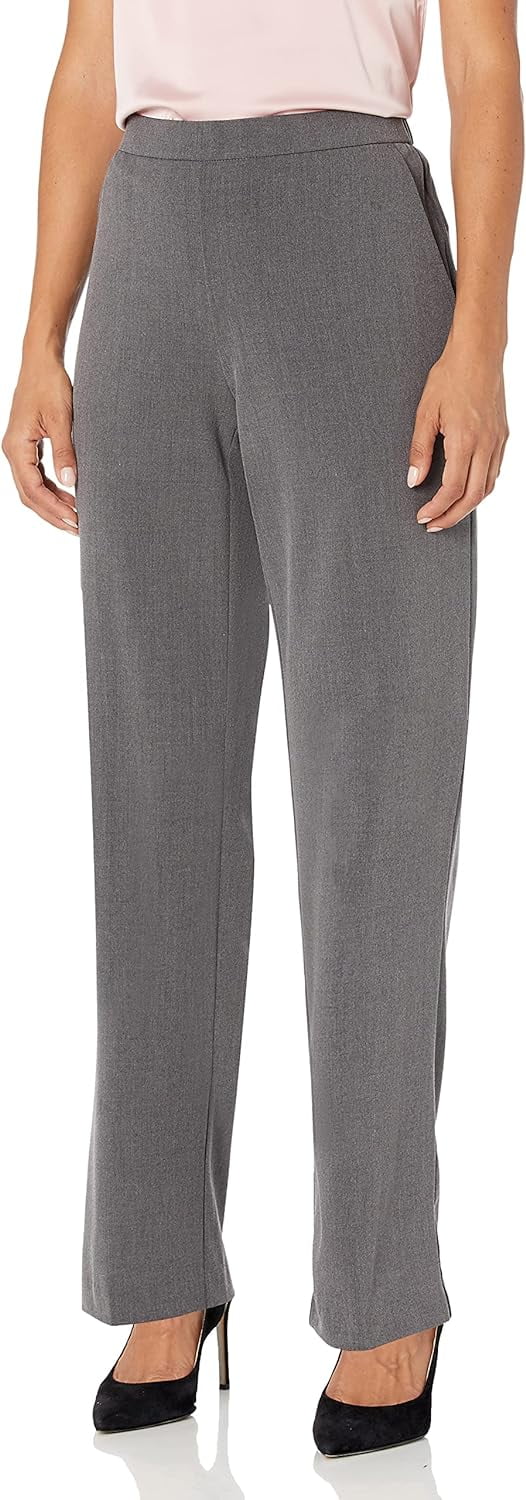 Grey Briggs Dress Slacks Briggs New York Pants Elastic Waist