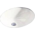 thumbnail image 1 of Briggs Plumbing Products 581005 Steel Lavatory Sink Under Mount Oval 19 In. X16 In. White, 1 of 1