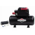 thumbnail image 1 of Briggs & Stratton 1000985 100 PSI 0.3 HP 3 gal Horizontal Portable Air Compressor Kit, Black, 1 of 3