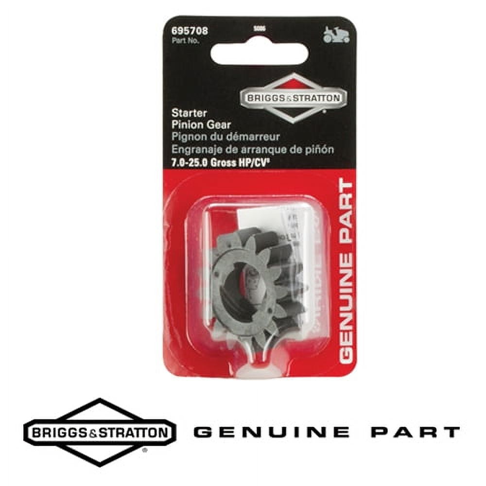 Briggs & Stratton 5086K Genuine Pinion Gear 695708, for Aluminum and