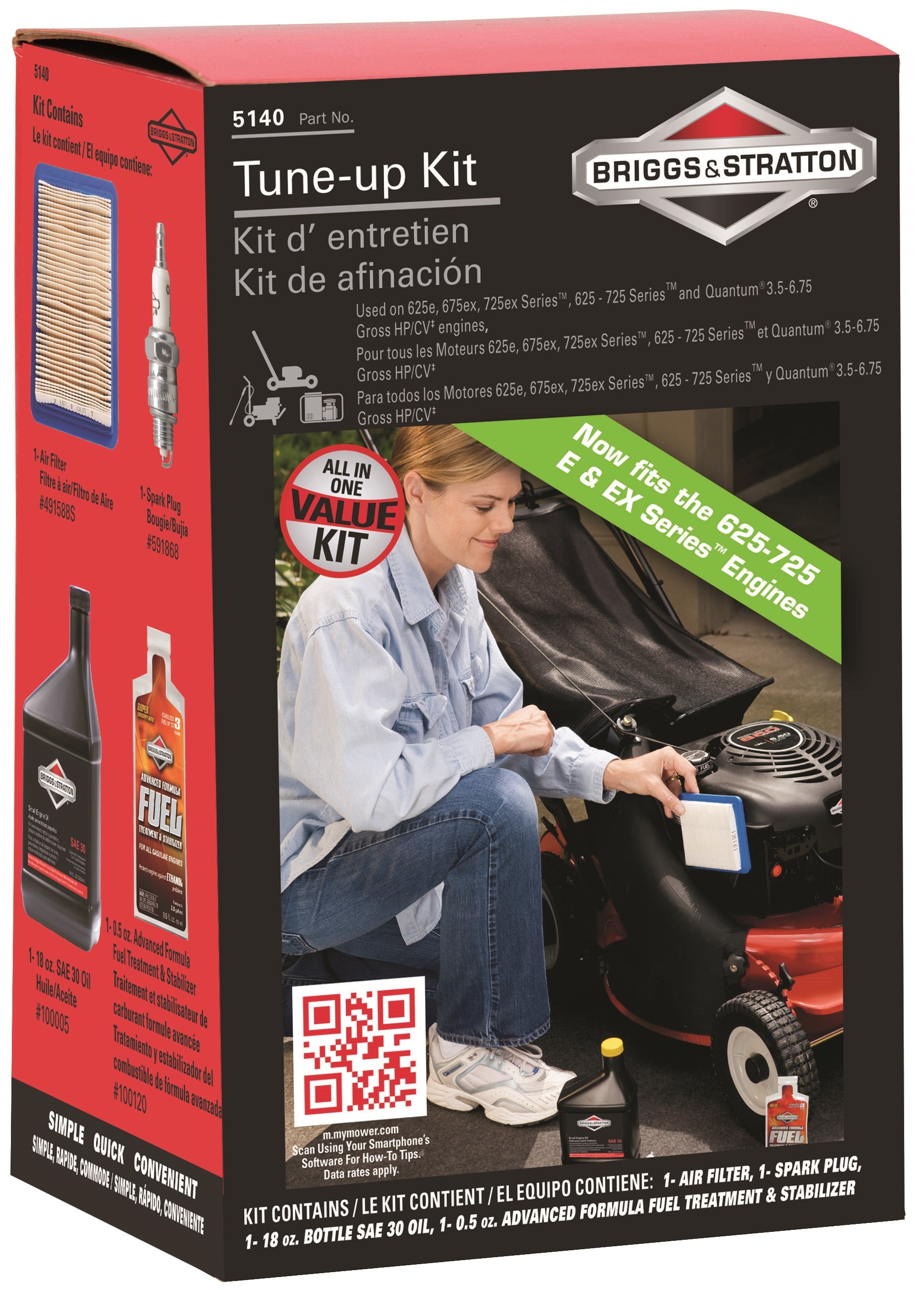 Briggs & Stratton 5140B Small Engine TuneUp Kit, Each