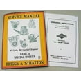 thumbnail image 1 of Briggs Stratton 8B 8Bfb 8Br6 Service Repair Owner Operator Operating Part Manual, 1 of 11
