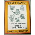 thumbnail image 1 of Briggs Stratton 8Bh 8Bha Engine Service Shop Overhaul Repair Manual, 1 of 7