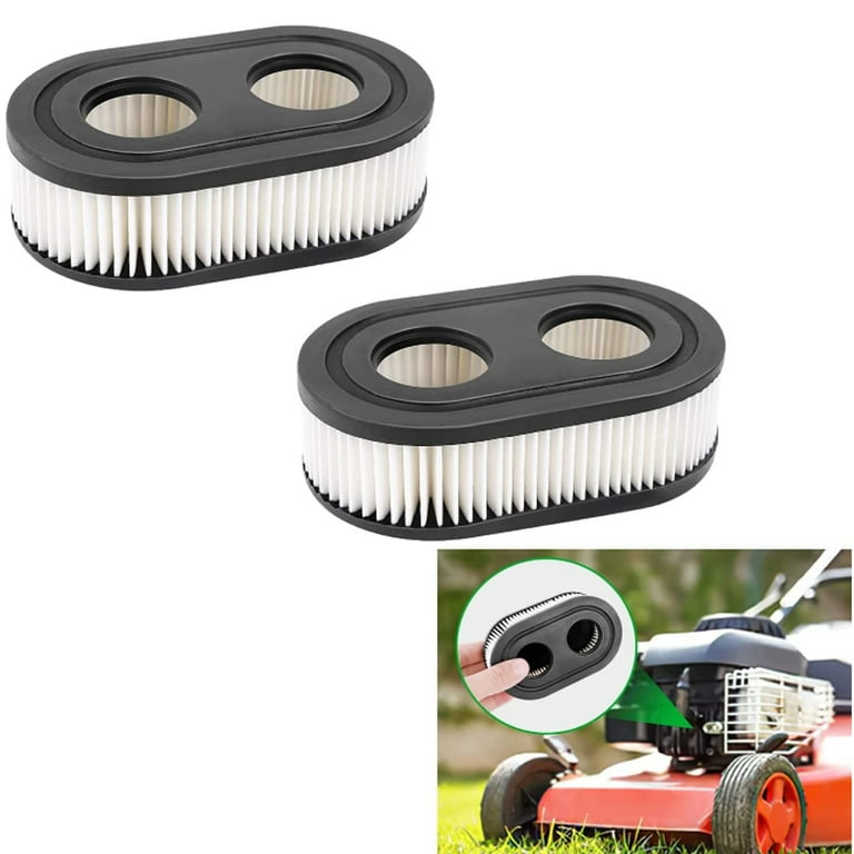 Briggs and Stratton Air Filter 593260 Lawn Mower Air Cleaner Cartridge Filter for 798452 Series Engine 4247 5432 5432K 09P702 Mower Series Engine Accessories 2PC Walmart