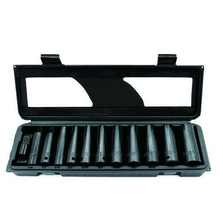 Briggs & Stratton BSAT110 12-Piece 1/2 in. Drive SAE Deep Impact Socket Set