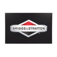 thumbnail image 1 of Briggs & Stratton Black Alum Logo Sgn 3X2 Part # BS-AM9873A, 1 of 3
