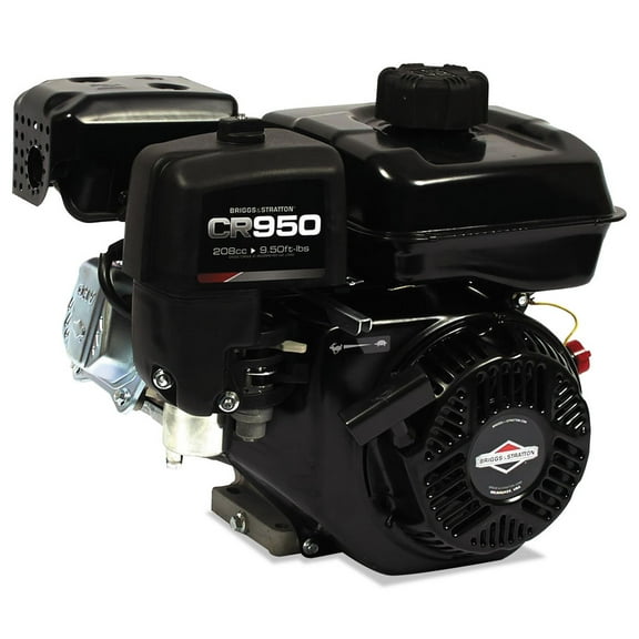 Briggs & Stratton Heavy Durable Small Engines with Engine Motor Power, Cast Iron Black Red