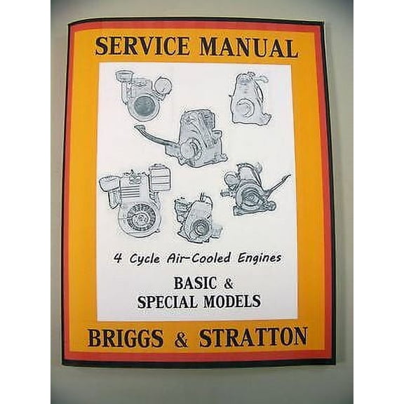 Briggs Stratton Zhlr6 Zhm Zhr4 Zhr6 Engine Service Shop Overhaul Repair Manual