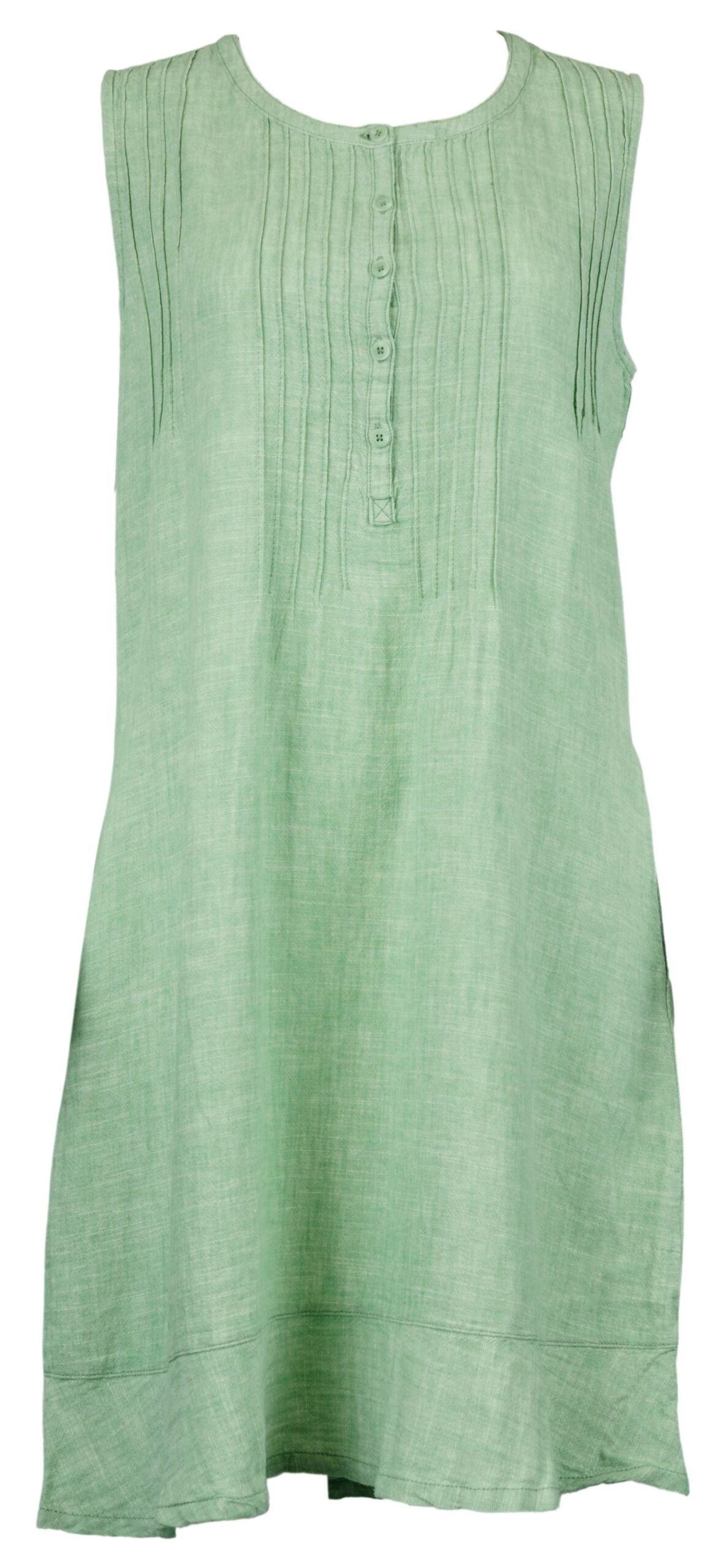 Briggs Women's Linen Blend Dress (Soft Sage,XL) - Walmart.com