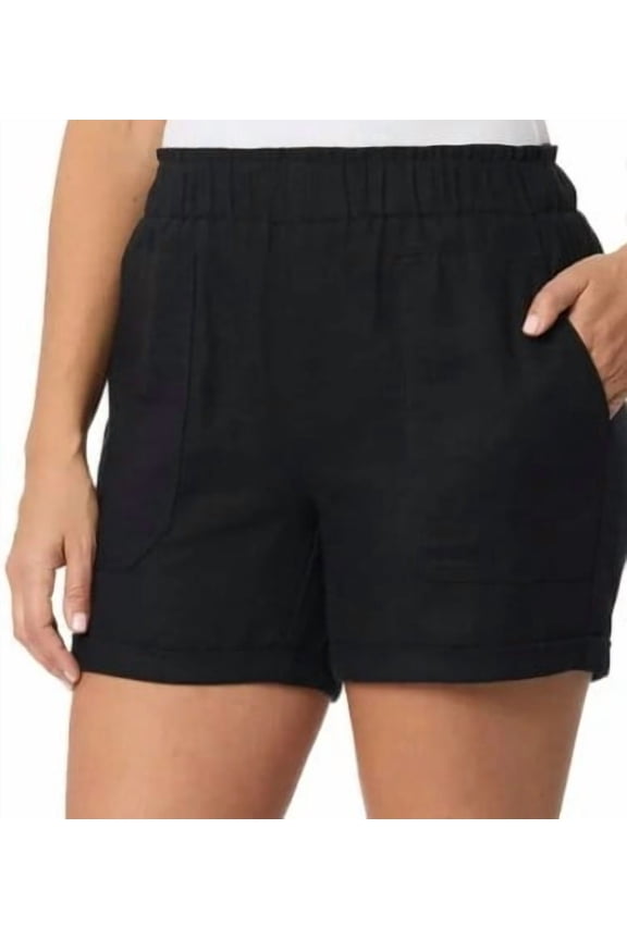 Women's Linen Blend Short - Large