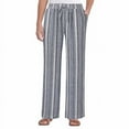 thumbnail image 1 of Briggs Womens Linen Blend Pants, 1 of 4