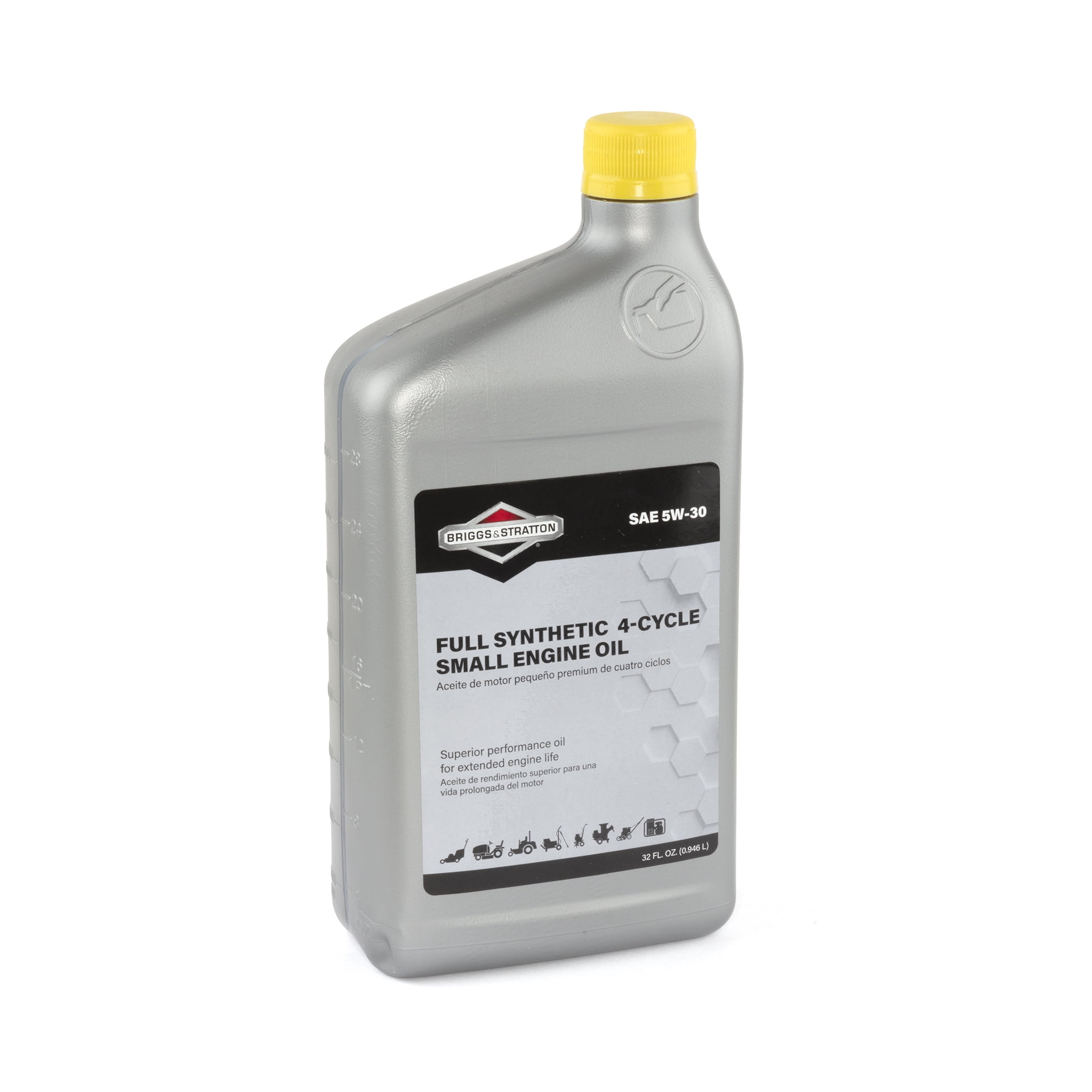 Briggs & Stratton Full Synthetic Engine Oil 5W-30 - Synthetic Technology - 32-oz. — Residential Use, Standard Application