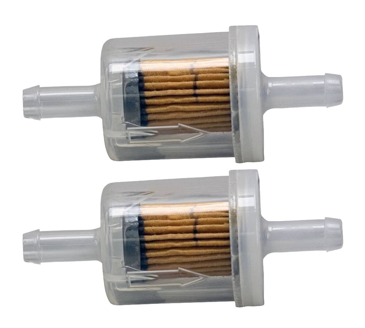 Briggs and Stratton 2 Pack Fuel Filter 691035 for Lawn Mower, Universal