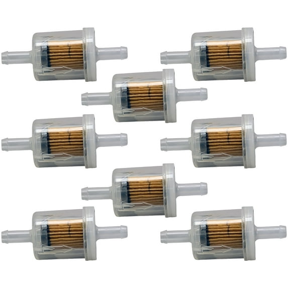 Briggs and Stratton 8 Pack 691035 Fuel Filter 40 Micron For Selected Engines