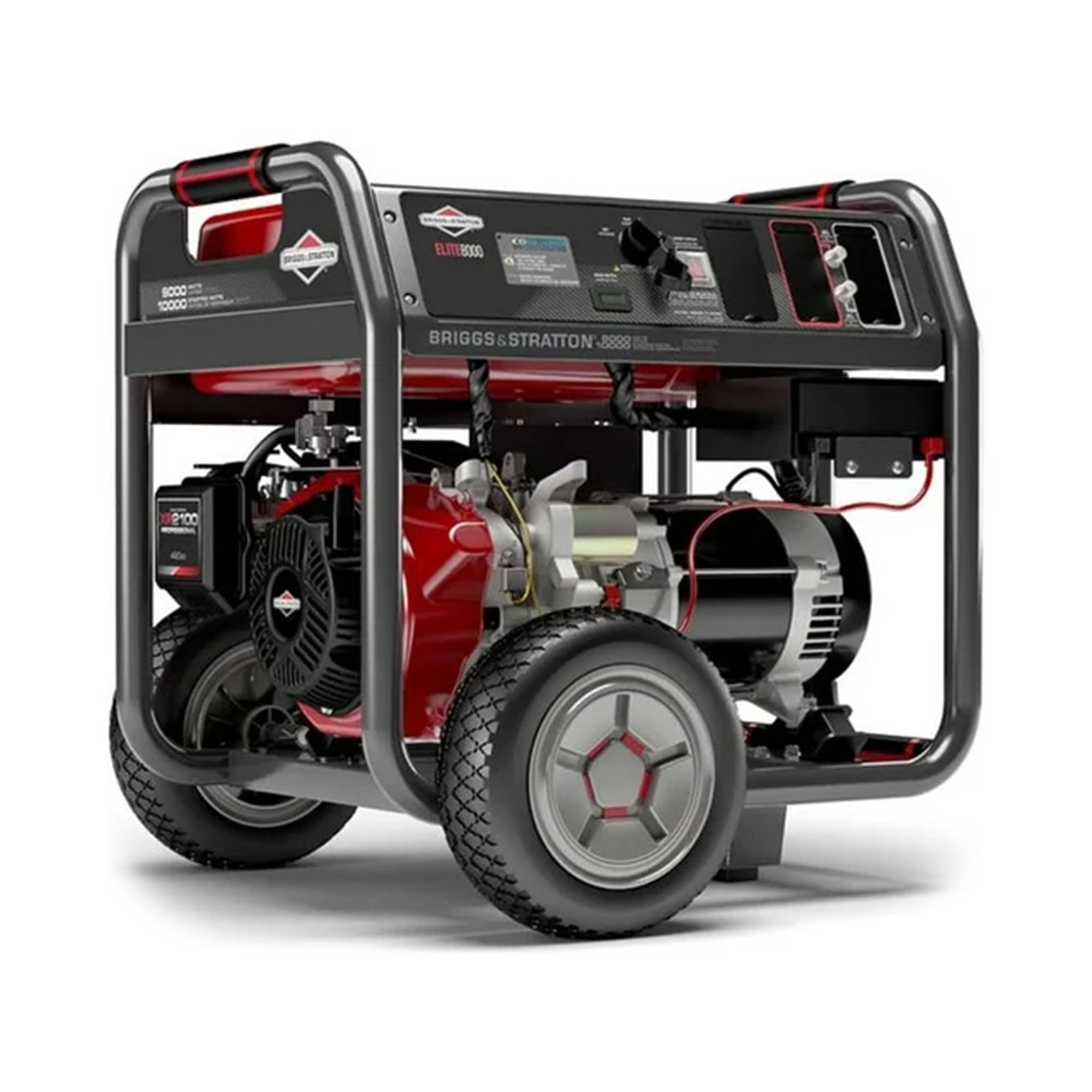 Briggs and Stratton Elite Series 8000 Watt Gas Power Portable Generator ...