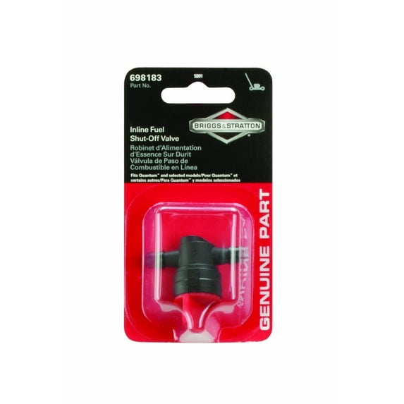 Briggs & Stratton 5091K Genuine Fuel Shut-Off Valve 593171 and 698183 - Fits Quantum Engines