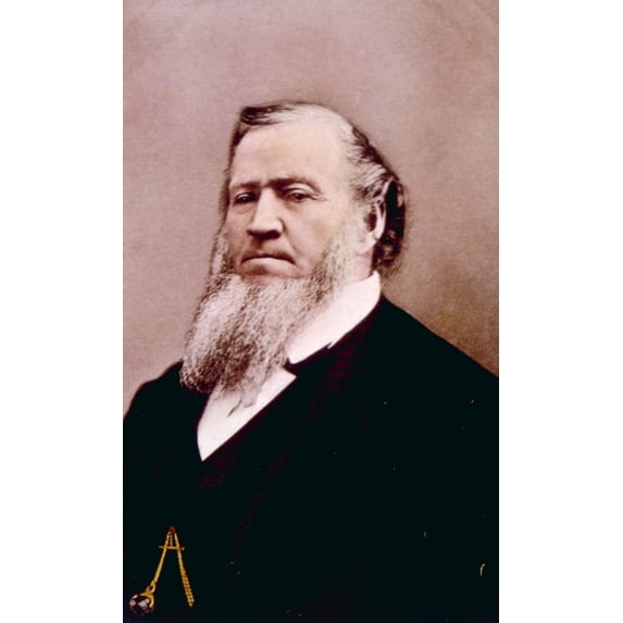 Brigham Young (1801-1877) History (24 x 36)
