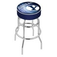 thumbnail image 1 of Brigham Young 30 Inch L7C1 Cushion Seat With Double Rung Chrome Base Bar Stool, 1 of 7