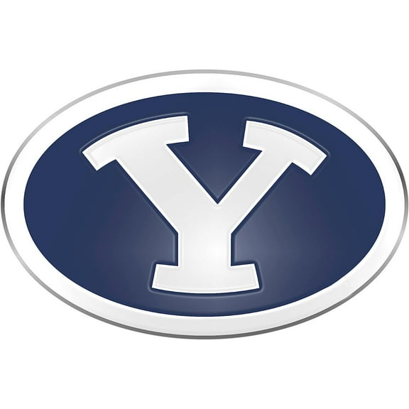 Brigham Young Cougars (BYU) Colored Aluminum Car Auto Emblem