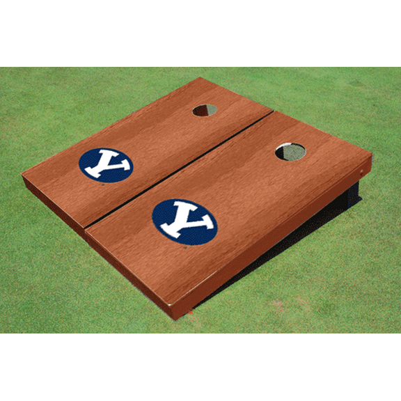 Brigham Young University BYU Solid Rosewood Cornhole Boards
