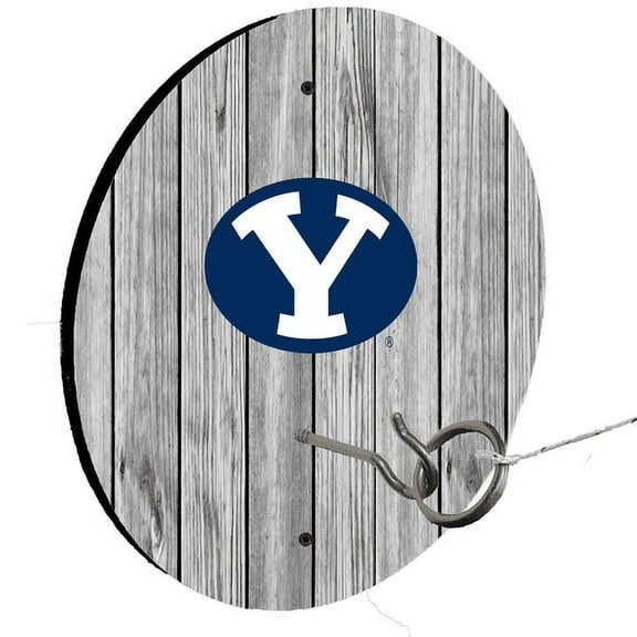 Brigham Young University White Ring Toss Lawn Game