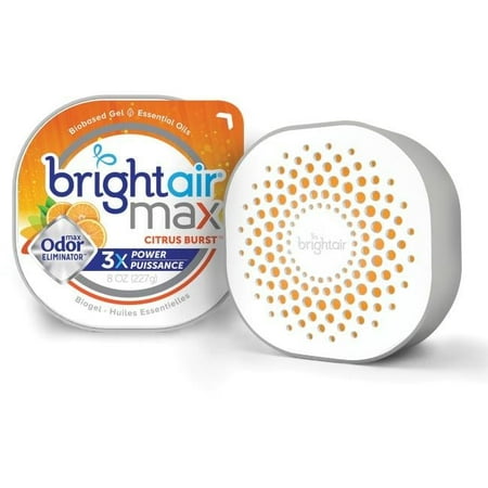 Bright Air BRI Max Scented Gel Odor Eliminator, Orange