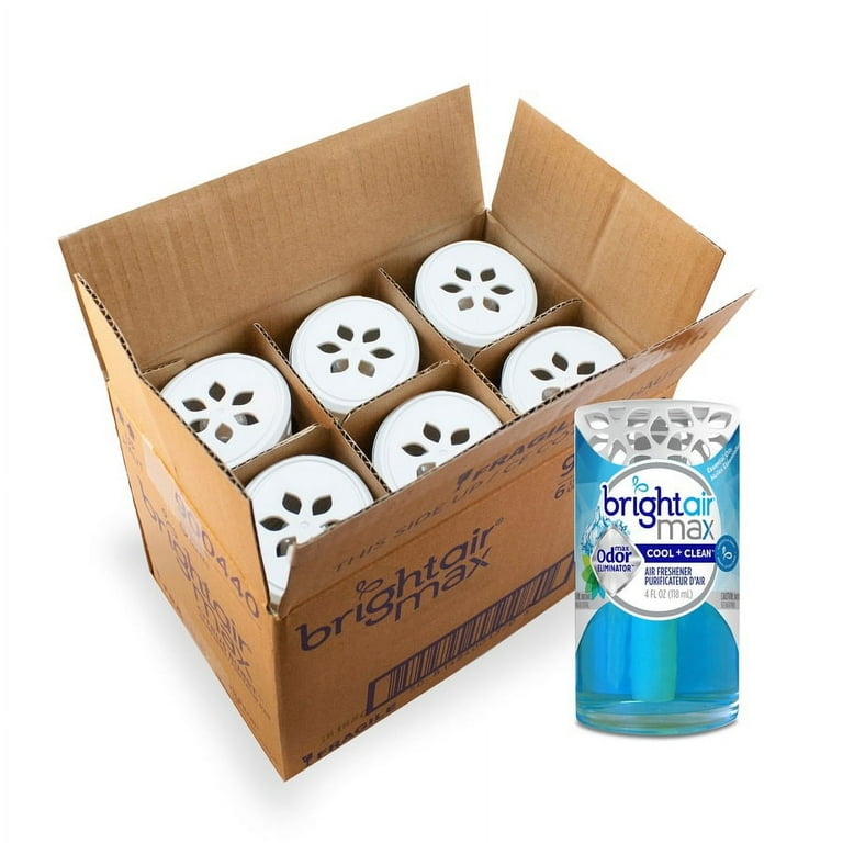 Bright Air Max Odor Eliminator - Gel - 4 fl oz (0.1 quart) - Meadow Breeze - 6 / Carton - Phthalate-free, BHT Free, Paraben-free, Formaldehyde-free, NPE-free, Triclosan-free, Odor Neutralizer Bright Air Max Odor Eliminator - Gel - 4 fl oz (0.1 quart) - Meadow Breeze - 6 / Carton - Phthalate-free, BHT Free, Paraben-free, Formaldehyde-free, NPE-free, Triclosan-free, Odor Neutralizer