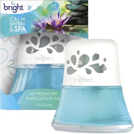 Bright Air Scented Oil Air Freshener - Liquid - 2.50 oz - Calm Water, Spa - 45 Day - 1 Each | Bundle of 2 Each