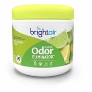 Bright Air Super Odor Eliminator Air Freshener, Gel, 14 fl oz 0.4 quart, Zesty Lemon & Lime 901292 | 10-Pack 10 Total