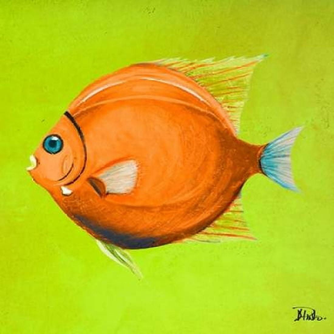Bright Aquatic Life II Canvas Art - Patricia Pinto (24 x 24)