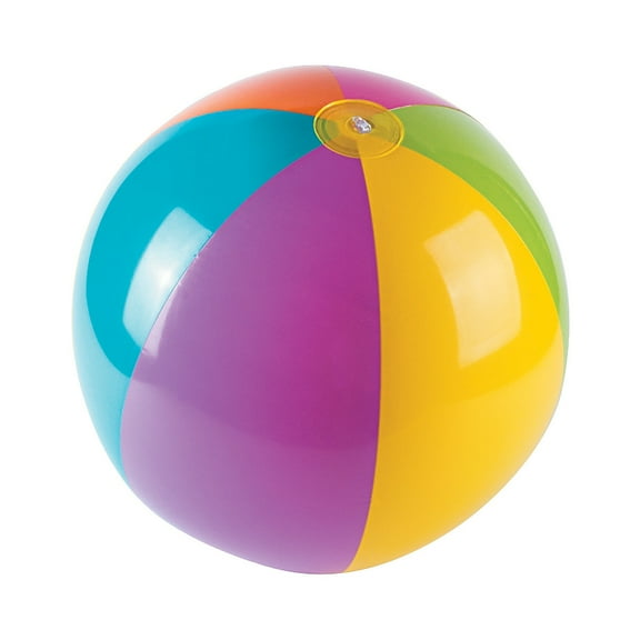 Bright Beach Ball (6Pc/St) - Toys - 6 Pieces