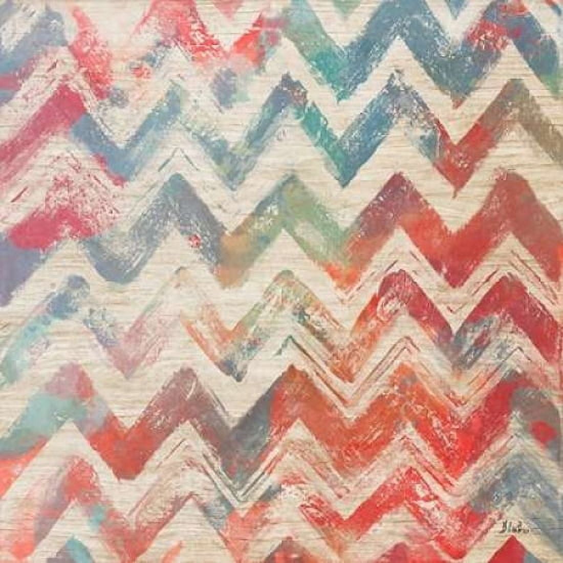 Bright Birch Chevron Canvas Art - Patricia Pinto (24 x 24)