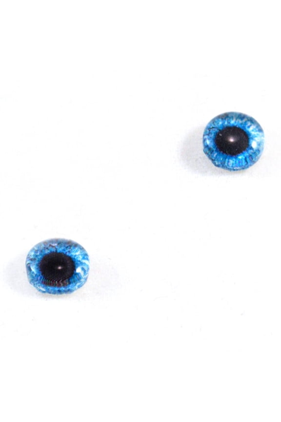 Bright Blue Human Glass Eyes