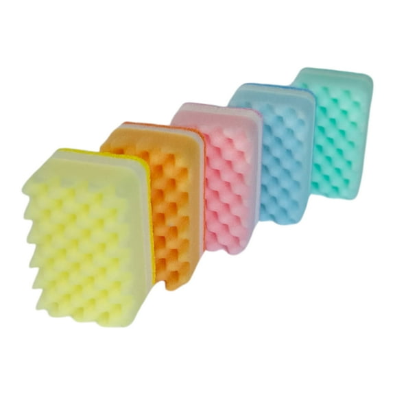 Bright Box All Purpose Layered Scrub Sponges, 5ct  Pastel Colors, Heavy-Duty & Scratch-Free