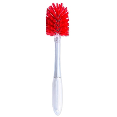 Bright Box Bottle & Glass Brush, 1ct – Poppy Red, Anti-Microbial & Scratch-Free