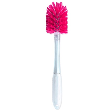 Bright Box Bottle & Glass Brush, 1ct – Posh Pink, Anti-Microbial & Scratch-Free