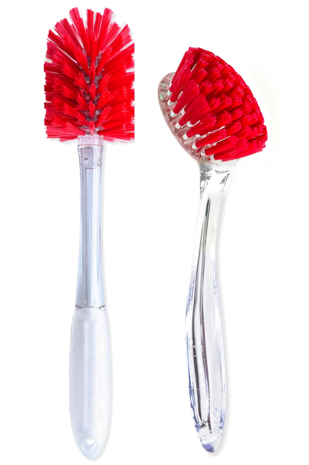 Dish Brush Set of 3 with Bottle Water Brush, Dish Scrub Brush and Scrubber  Brush - Kitchen Scrub Brushes Ergonomic Non Slip Long Handle for Cleaning
