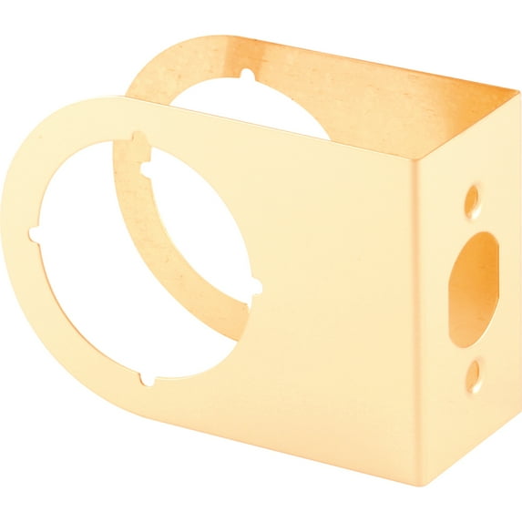 Bright Brass Contemporary Door Reinforcer