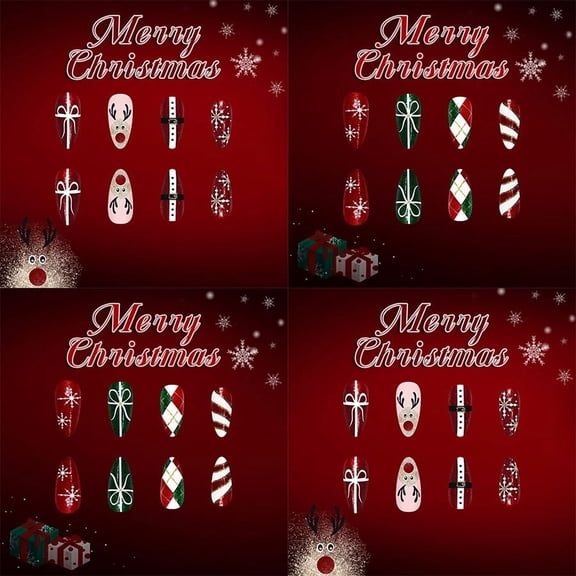 Bright Bursts With Gentle Shiny Water Pipe Manicure Nail Art Wearable Nails 24PSC