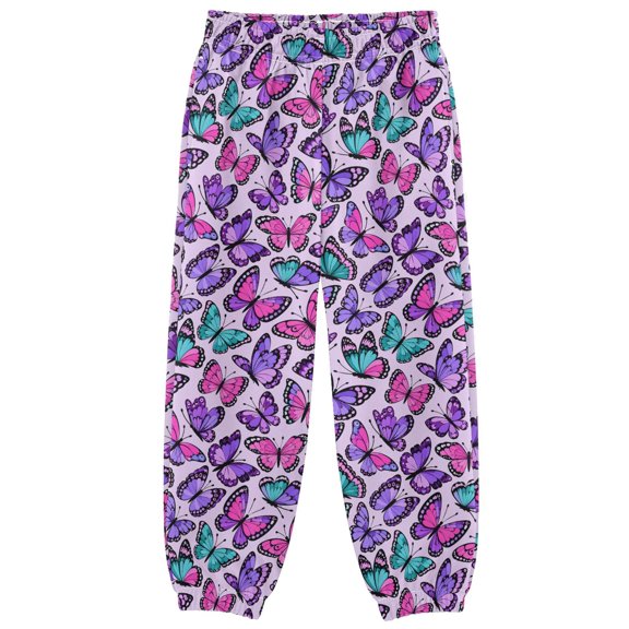 Bright Butterflies Boys Pants Kids Casual Sweatpants Joggers Toddler Sports Pants 3-10 Years