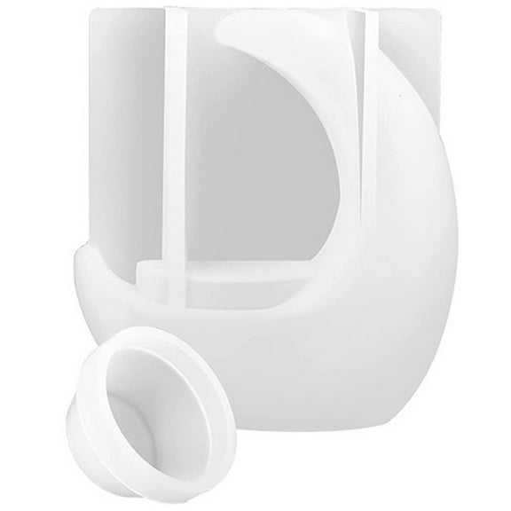 Bright Candle Holder Mold Crafts Making Epoxy Casting Silicone Molds Tealight Resin