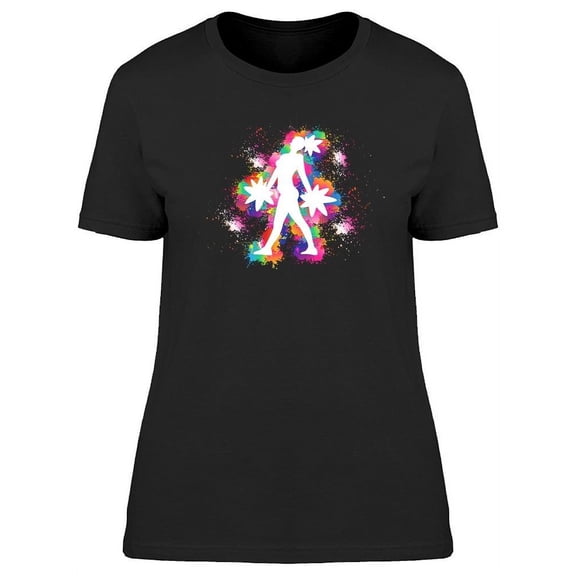 Bright Cheerleader T-Shirt Women -Image by Shutterstock, Female Large