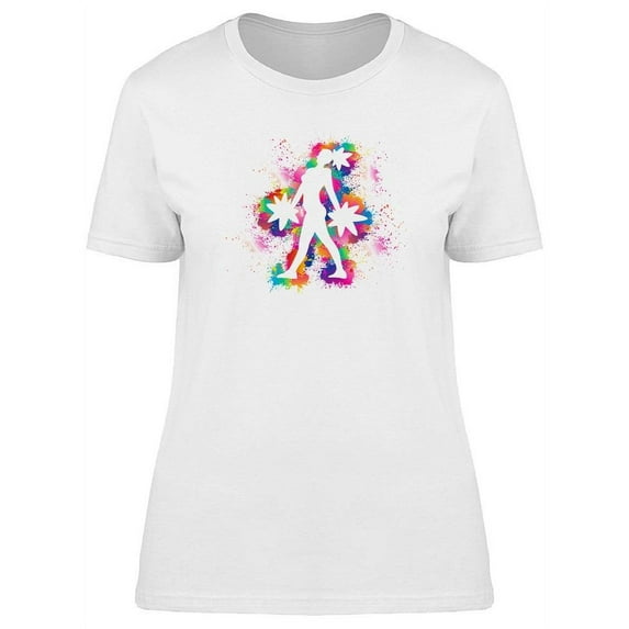 Bright Cheerleader T-Shirt Women -Image by Shutterstock, Female XX-Large