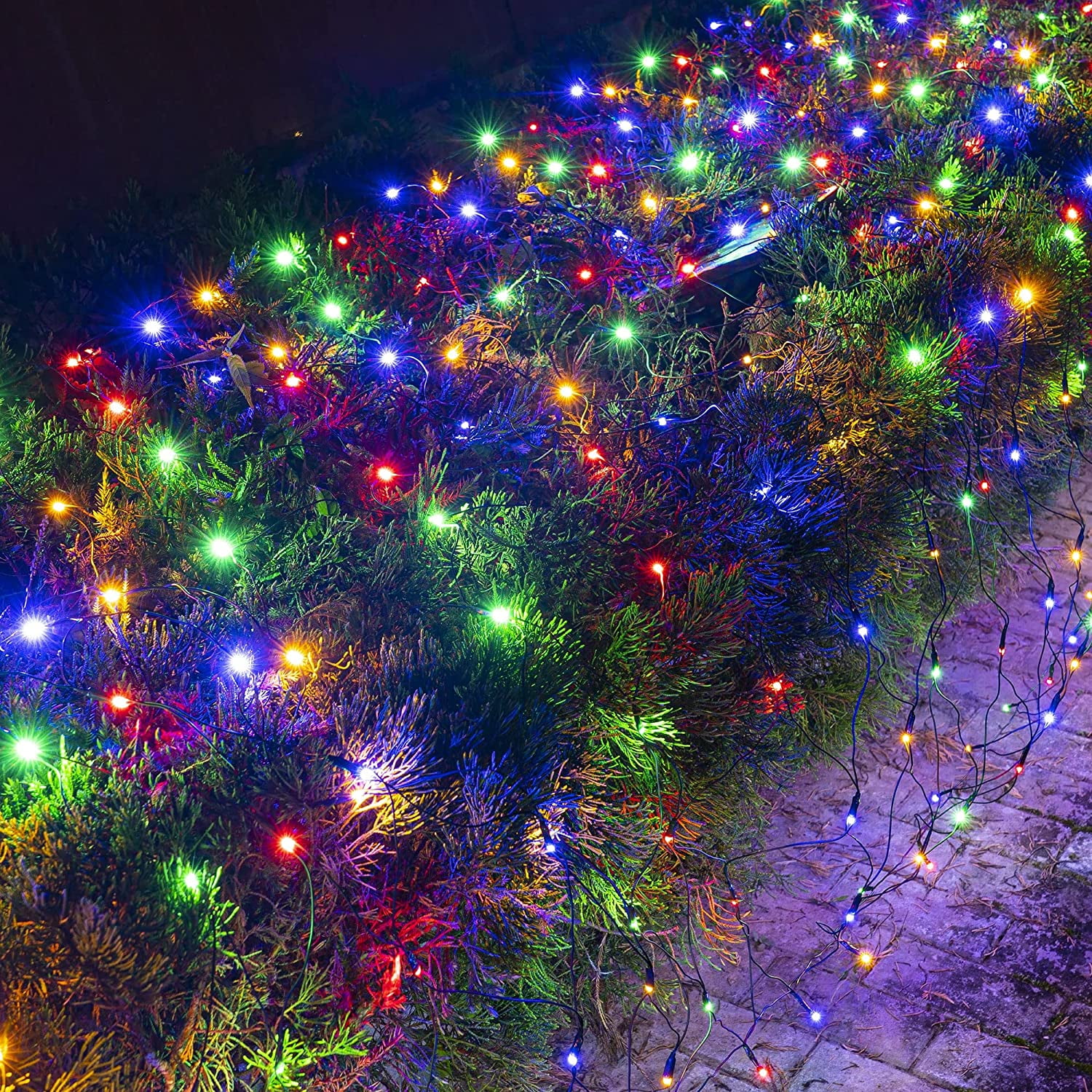 Bright Christmas Net Lights, 9.8 FT x 6.5 FT 200 Led Connectable Mesh