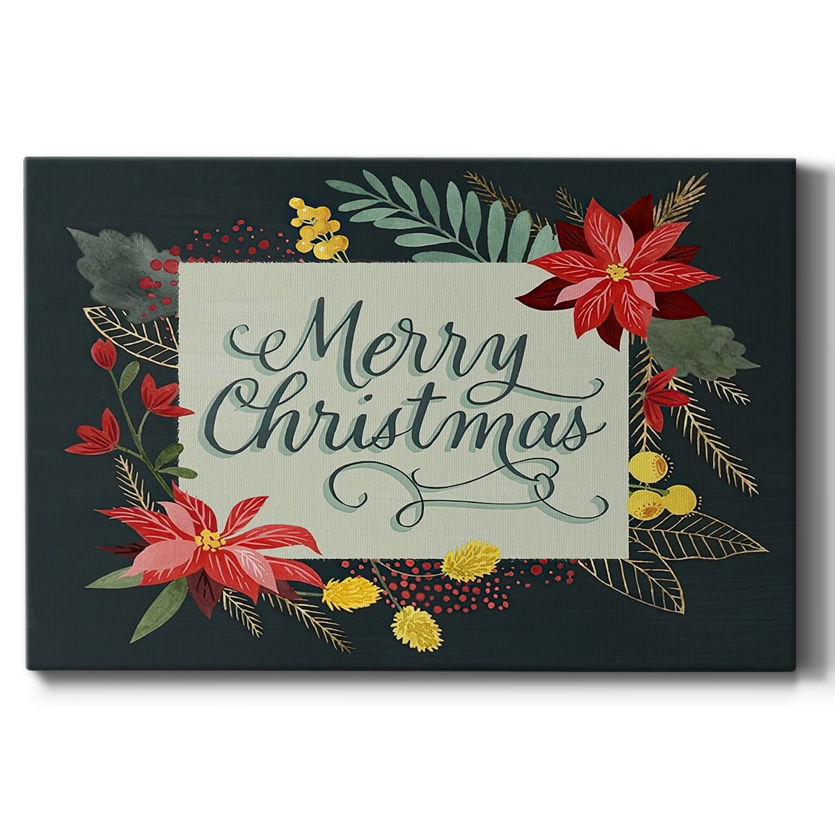Bright Christmas Night Collection A- Gallery Wrapped Canvas