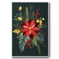 thumbnail image 1 of Bright Christmas Night Collection B - Framed Gallery Wrapped Holiday Canvas - 17 x 25 - White Frame, 1 of 8